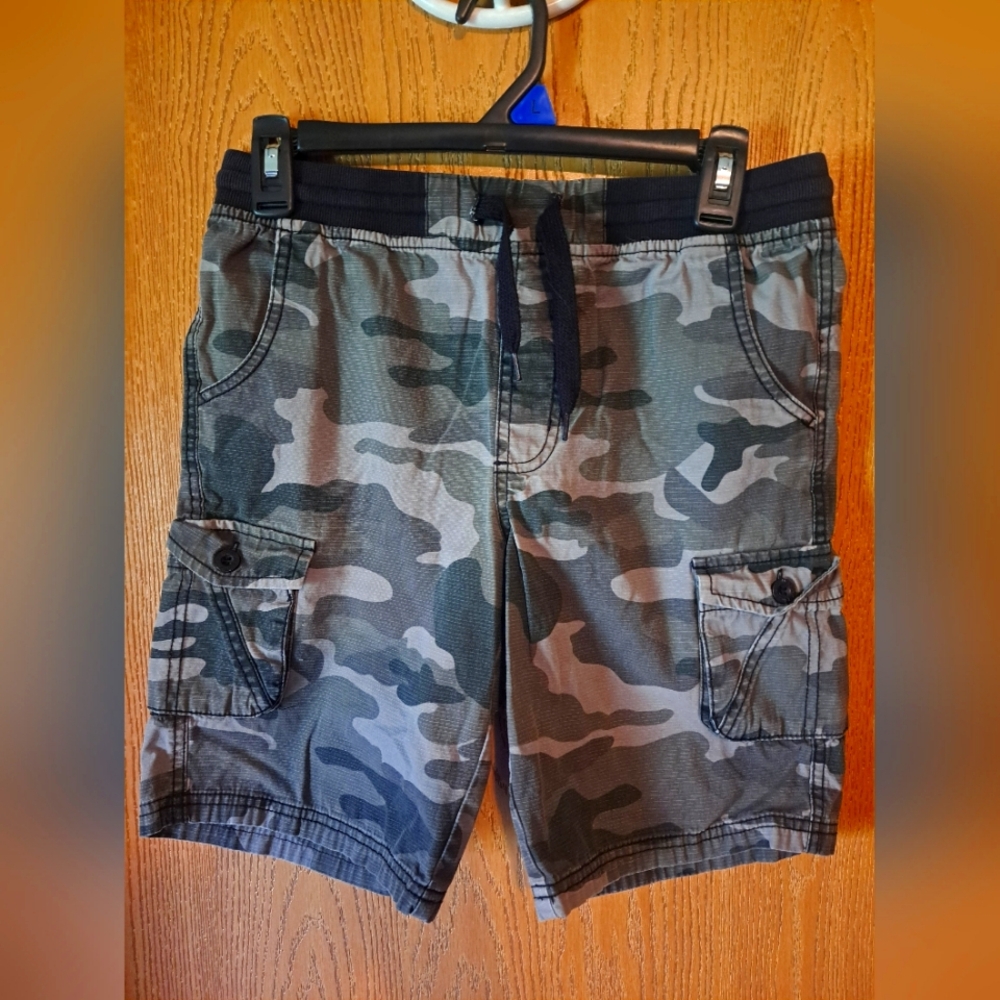 Boys Camouflage Cargo Shorts